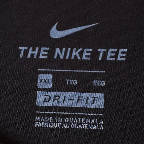 Nike Dri Fit short sleeve training t-shirt (black)- XL - Picture 9 of 13